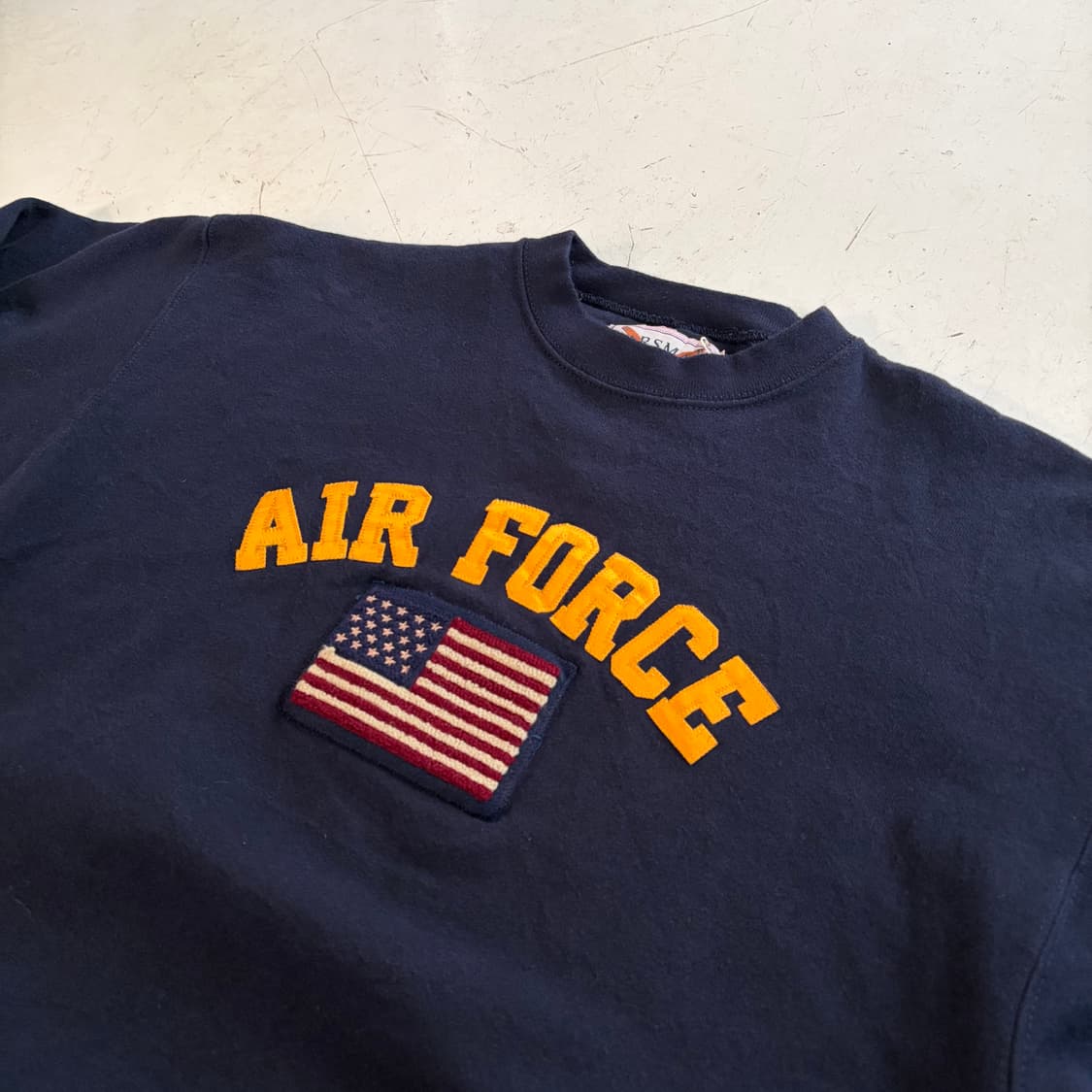 90s OARSMAN 미공군 빈티지 스웻셔츠 L 상품이미지4