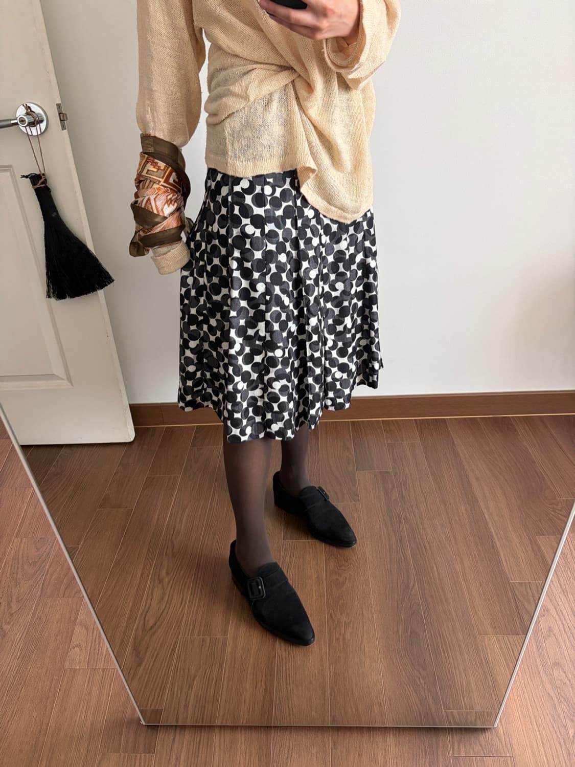 patterned skirt 상품이미지5