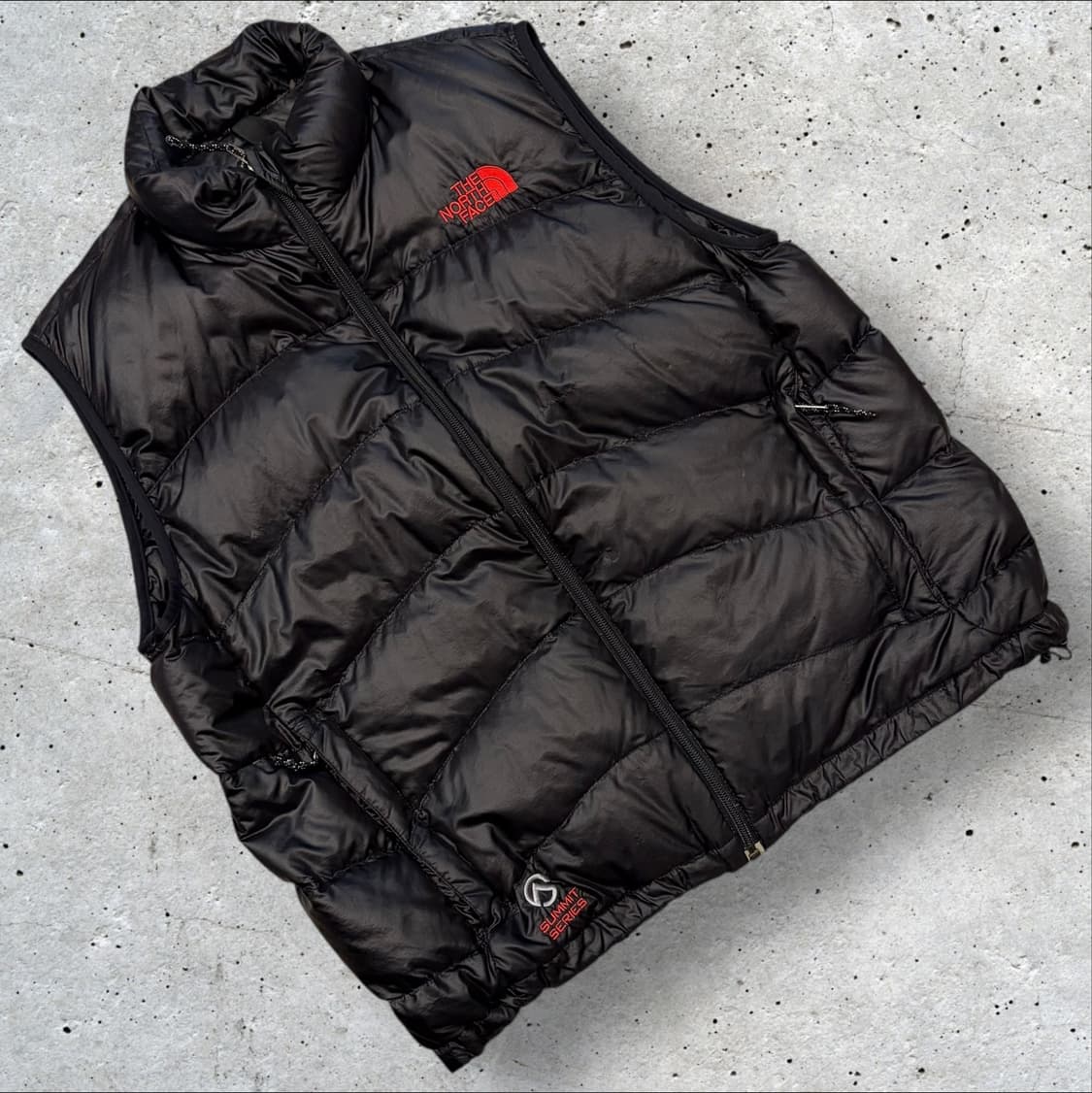 [95] 노스페이스 써밋 구스 다운 블랙 패딩 조끼 B965 상품이미지1