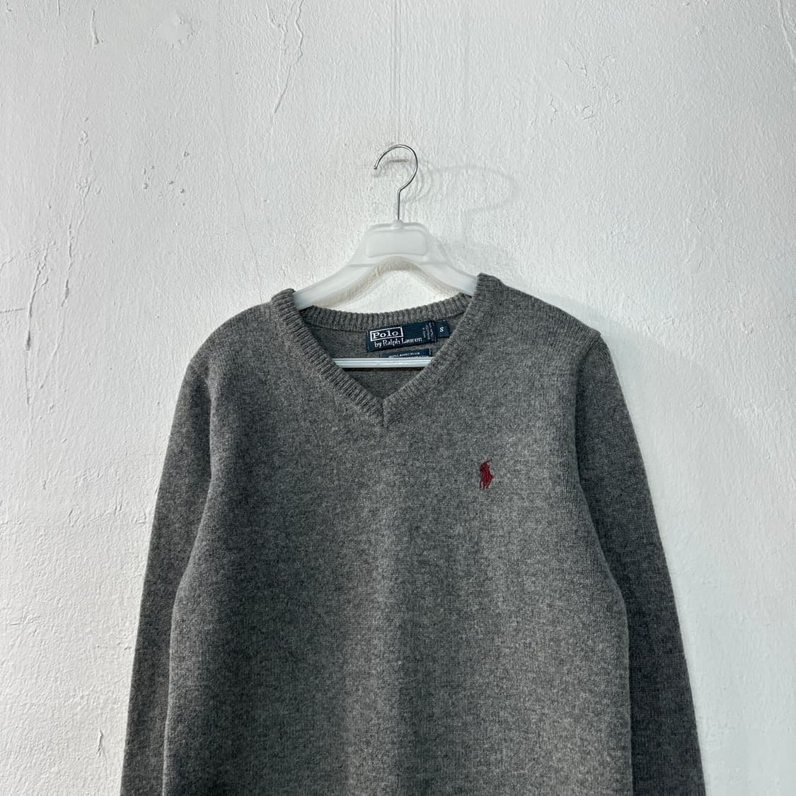 폴로랄프로렌 램스울 브이넥 니트 S 상품이미지2