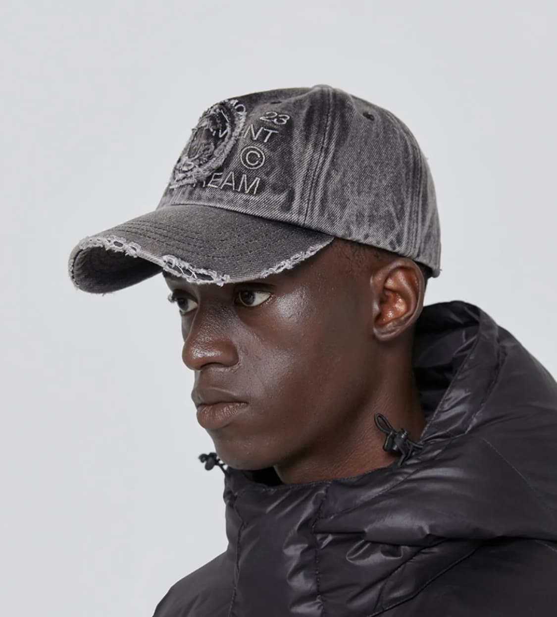 밀로 아카이브 코어 데님 볼캡 모자 워시드 블랙 워싱 . 2~3회착 상품이미지2