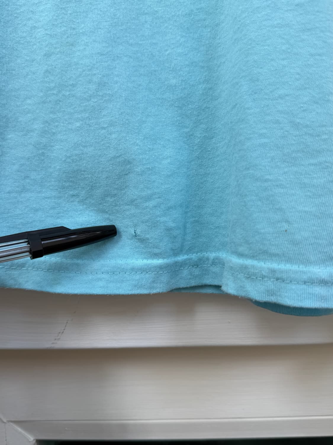 Roxy USA 록시 블루 컬러 크롭 반팔티 M 상품이미지5