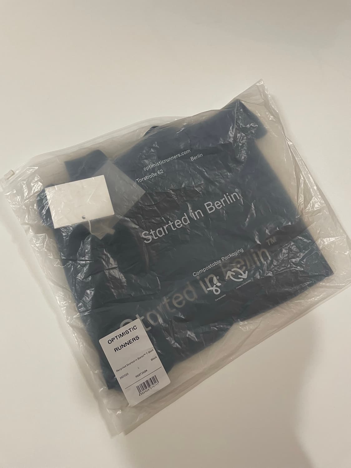 옵티미스틱러너스 티셔츠 블랙 L 새상품 판매 상품이미지4