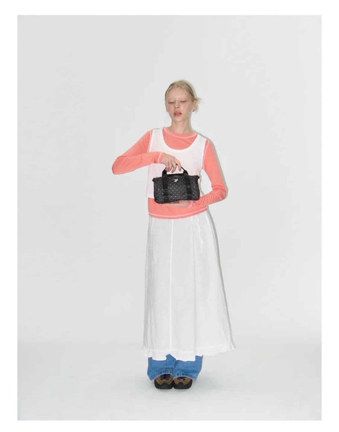 여밈 mini duffle bag 미니 더플백 star 스타블랙 상품이미지2