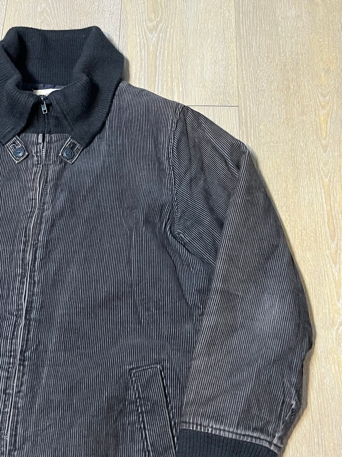 코듀로이 하이넥 집업 자켓 상품이미지4