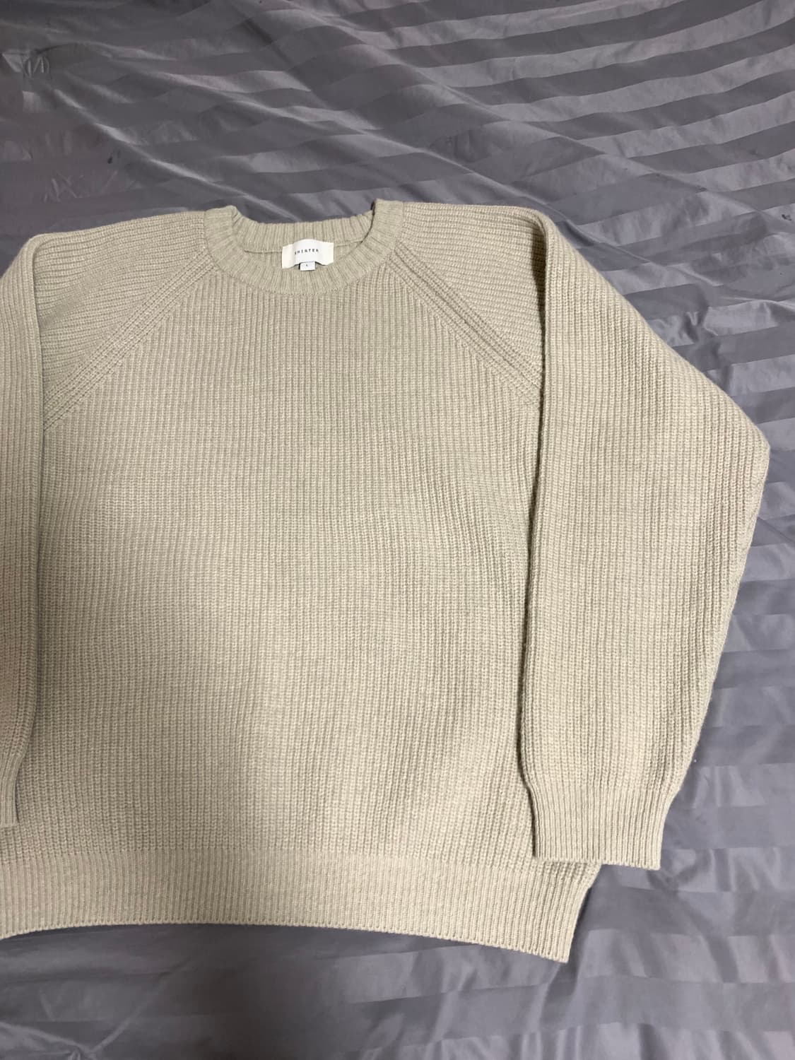 셔터 울 청키니트 상품이미지4