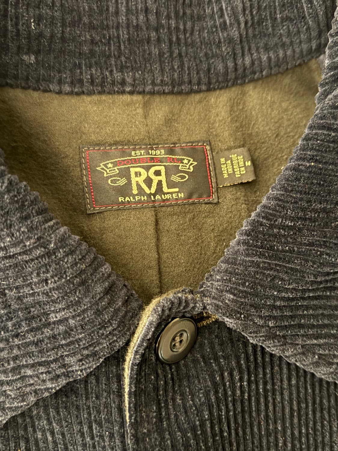 RRL 아플리케 코듀로이 바시티 자켓 farewell varsity 상품이미지4