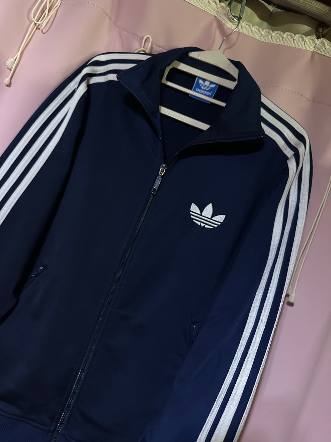 아디다스져지 아디다스 구파이어버드 네이비 트랙탑 불꽃져지 파이어버드져지  상품이미지1