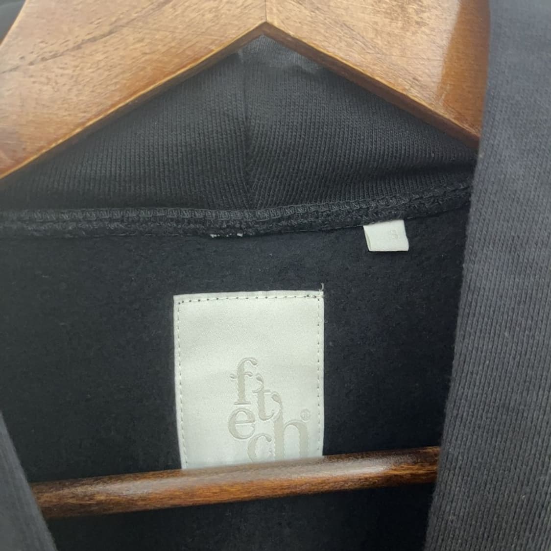 페치선데이 스트릿 힙합 레터링 기모 후드티 C06565 상품이미지5