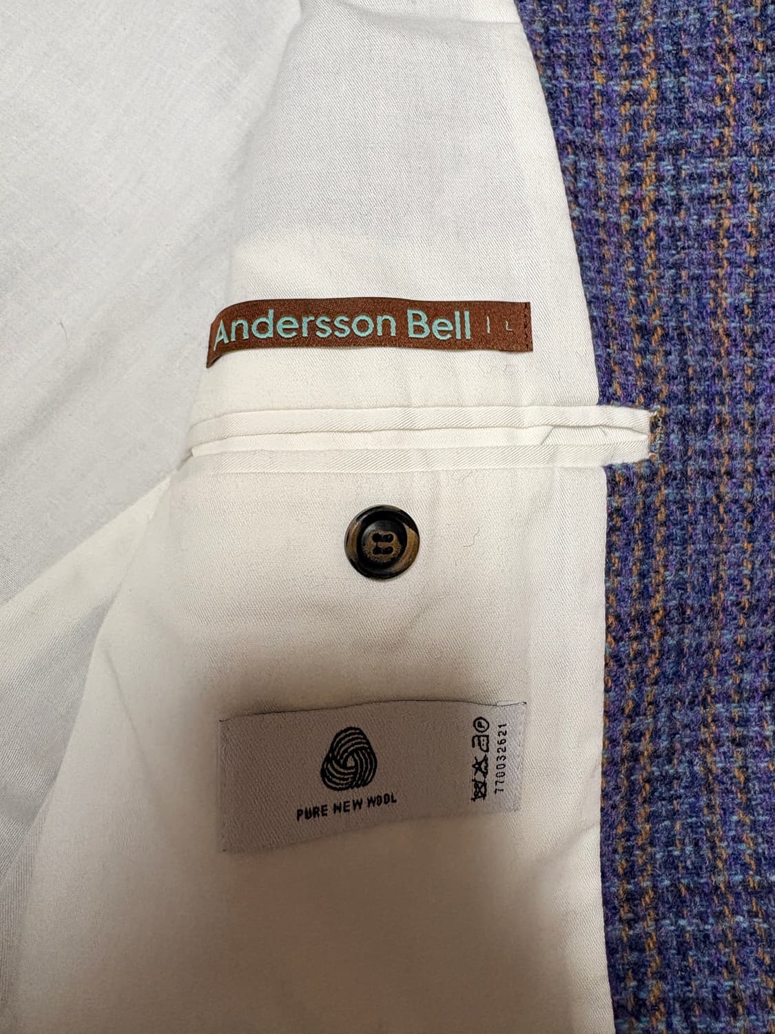 앤더슨벨 블레이저 자켓 L사이즈 블루 상품이미지3