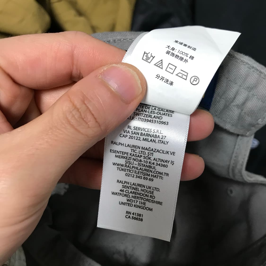 폴로 회색 볼캡모자 상품이미지7