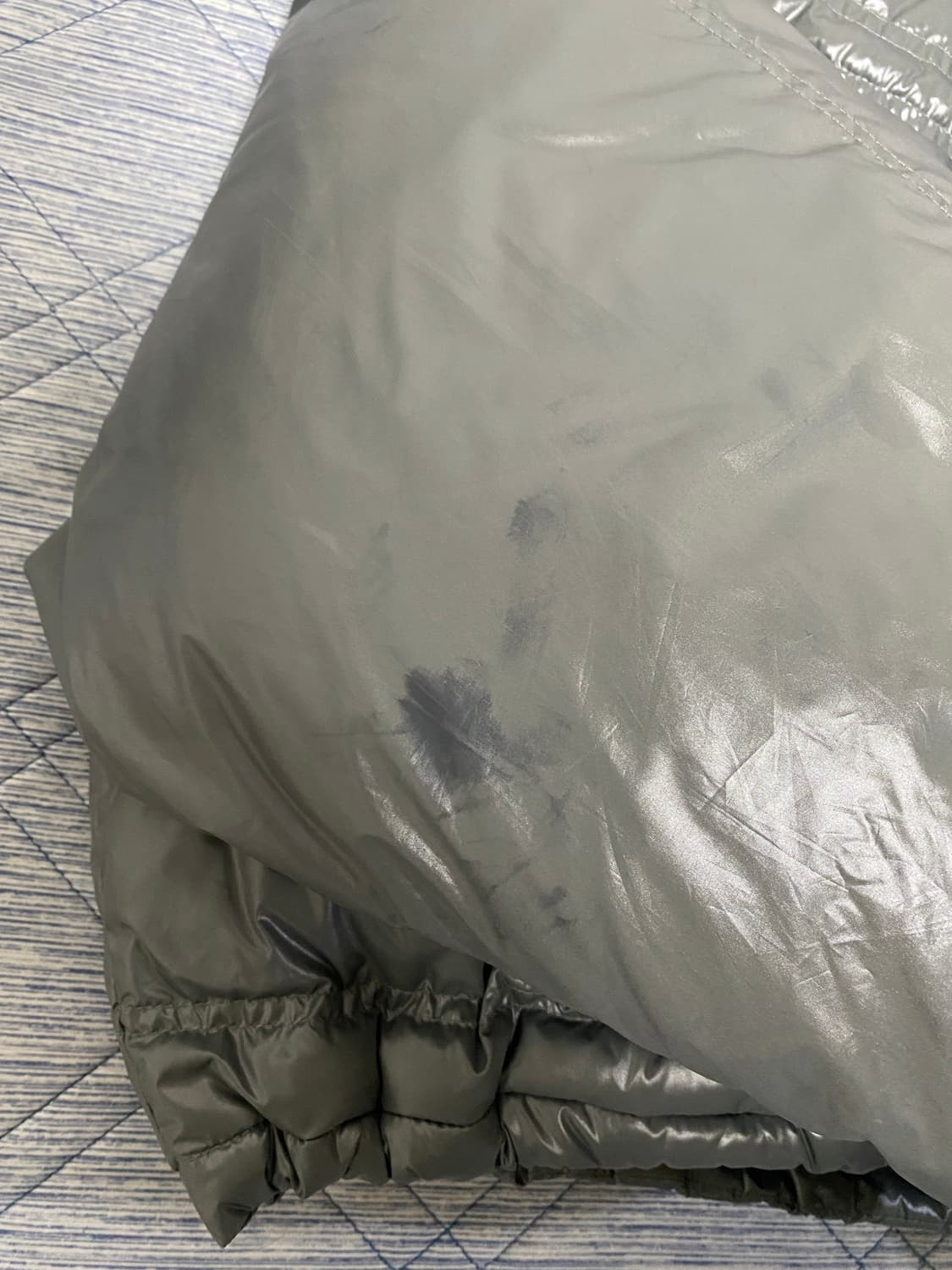 미스치프 에일리언 다운 자켓 카키 S 상품이미지5