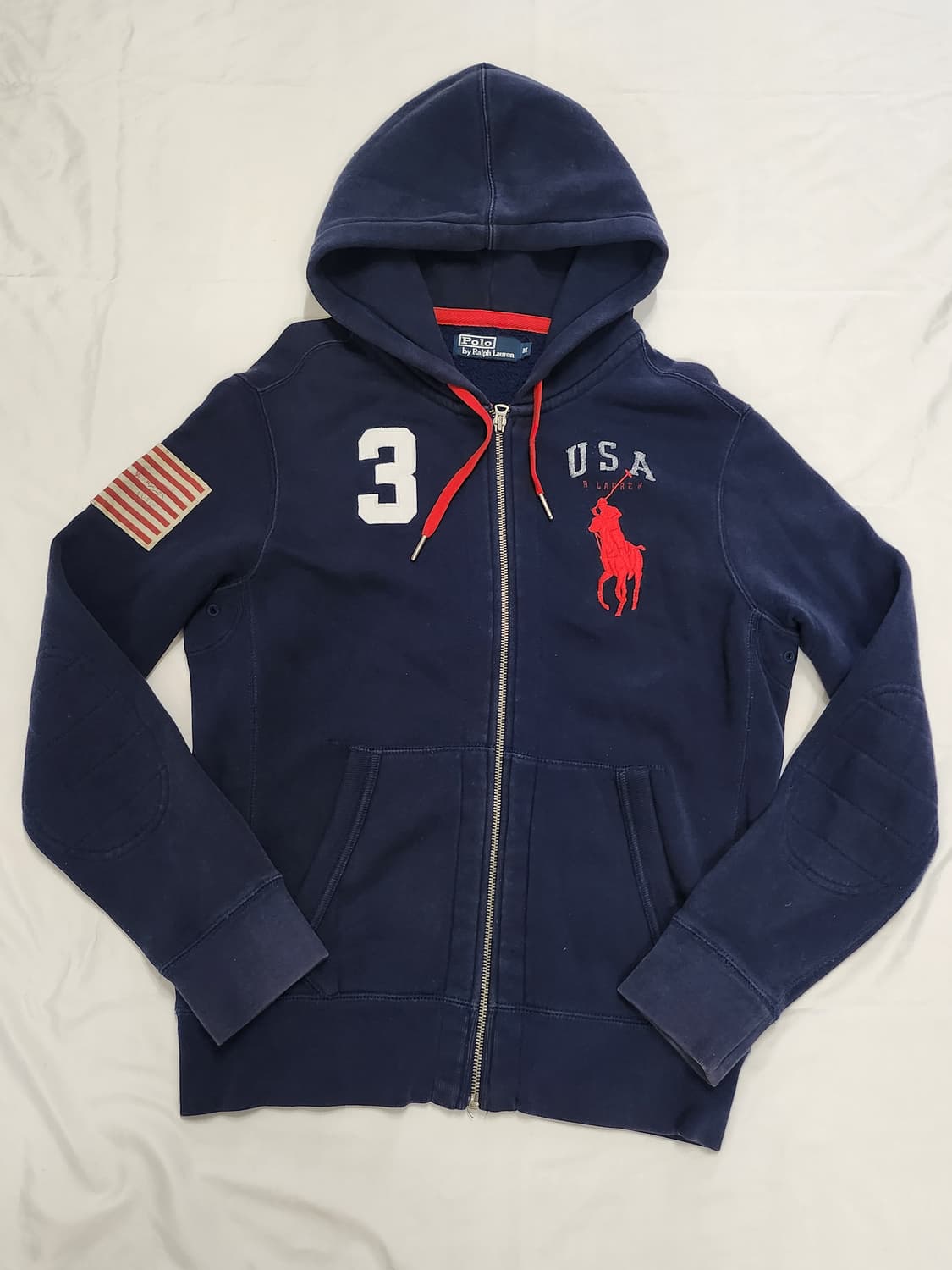 폴로랄프로렌 빅포니 빈티지 USA 후드 집업 상품이미지1