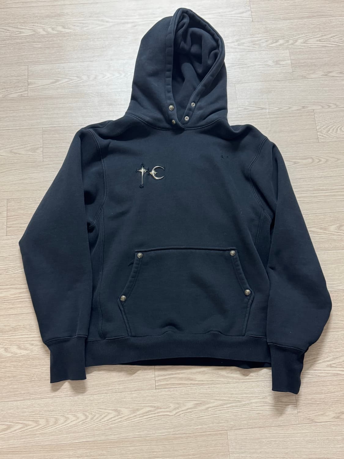 (급처)떠그클럽 아머 후드 블랙 2사이즈 상품이미지2