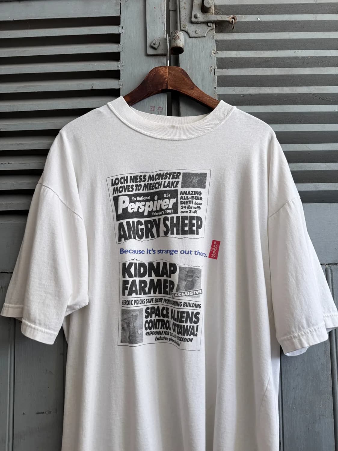 [XL]1991 리바이스 USA 프로모 티셔츠 상품이미지1