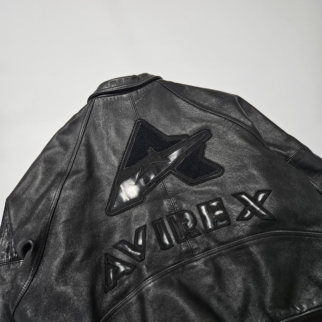 아비렉스 레더 바시티 자켓[4XL~5XL] 상품이미지4