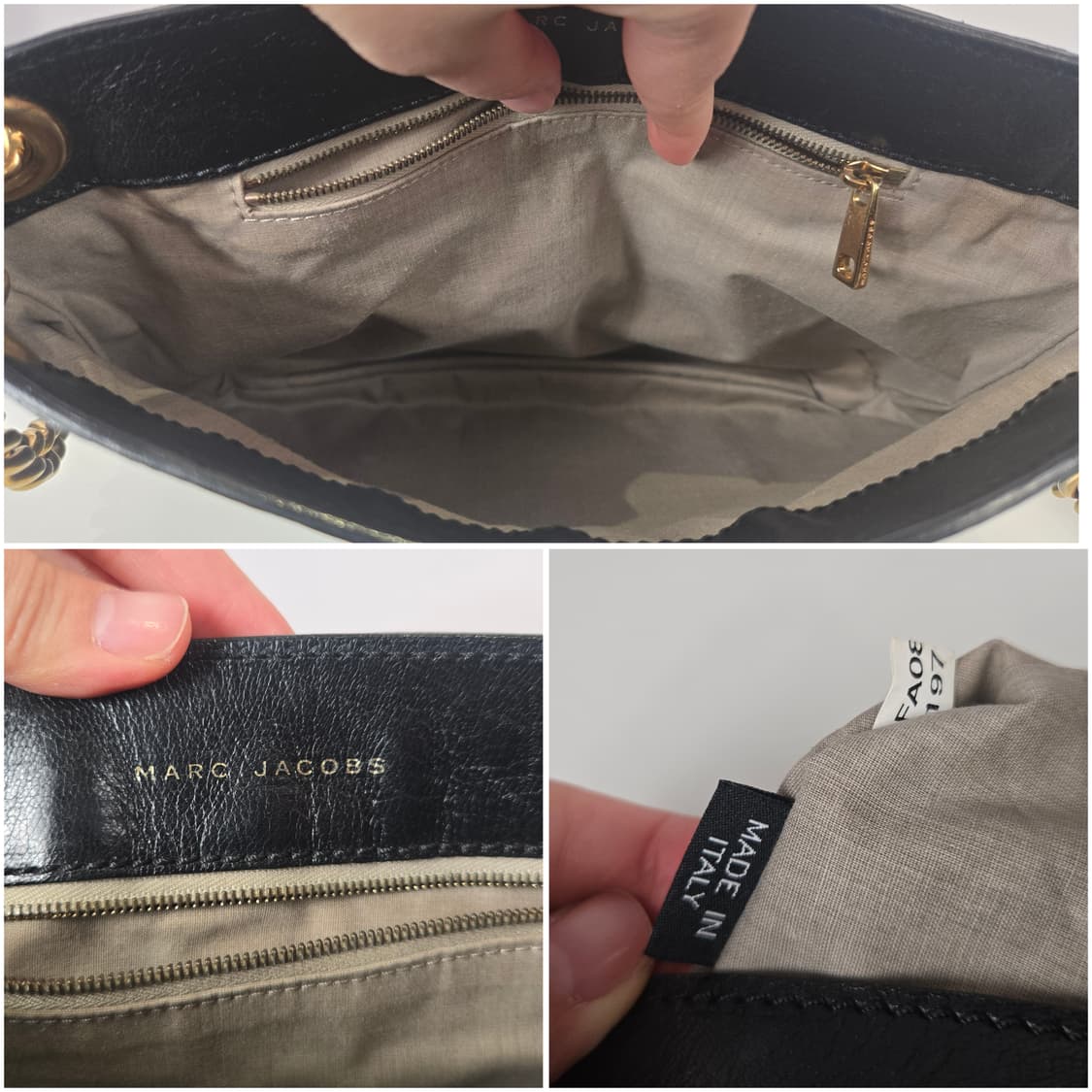 마크제이콥스 고트 스킨 퀼팅 골드 체인 숄더백 가방 정품 상품이미지9