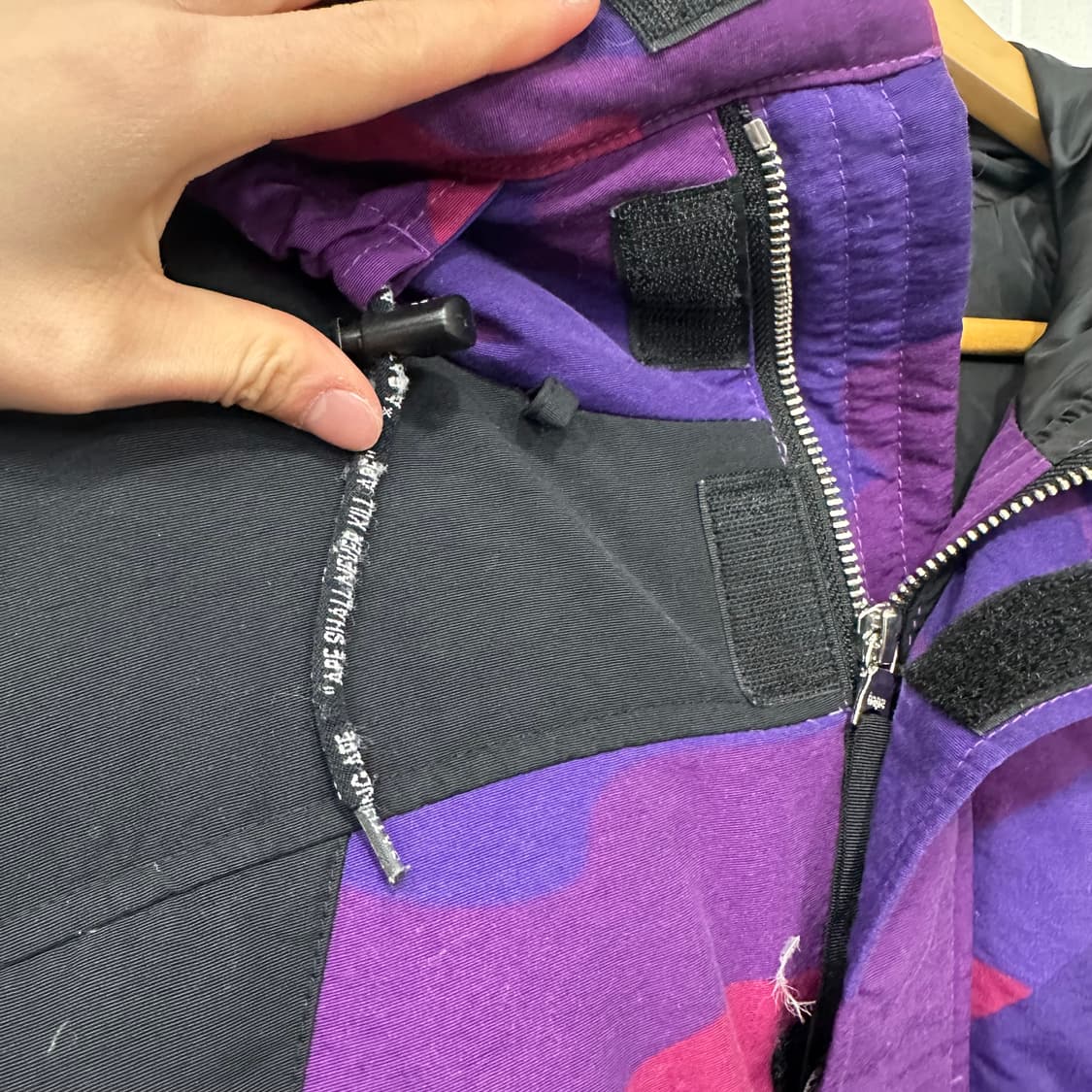 A Bathing ape 카모 패딩 점퍼 상품이미지9