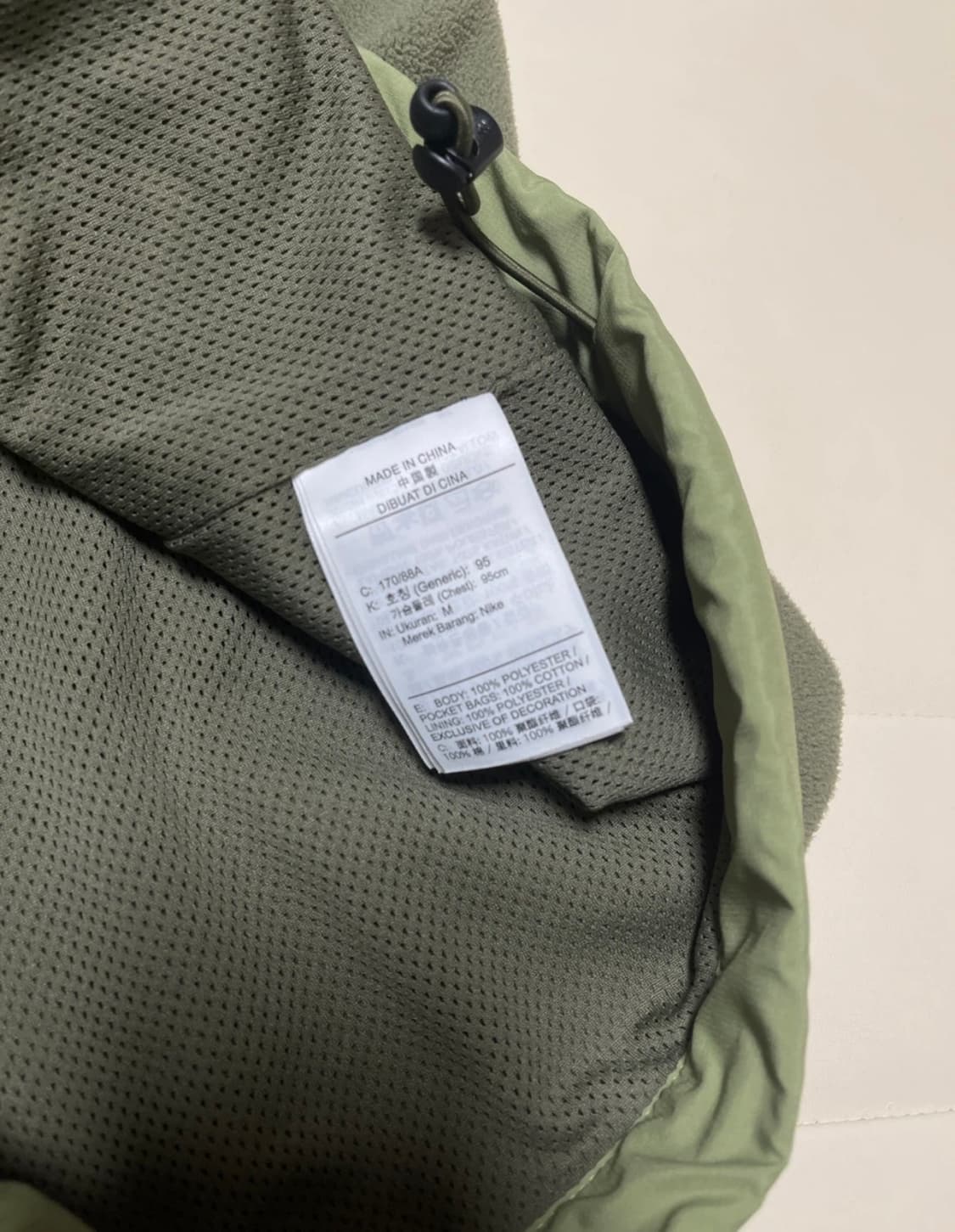 나이키 클럽 플리스+ 윈터라이즈드 베스트 올리브 상품이미지4