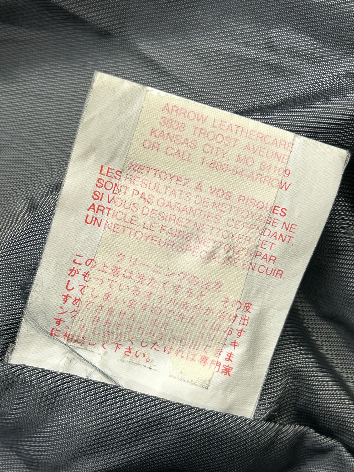 90s 펠레펠레 마크 뷰캐넌 레더 봄버 자켓 상품이미지10