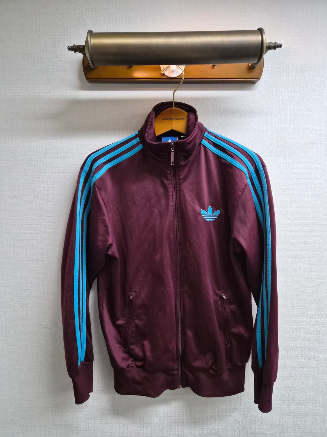 95) 아디다스 파이어버드 버건디 져지 팝니다 상품이미지1