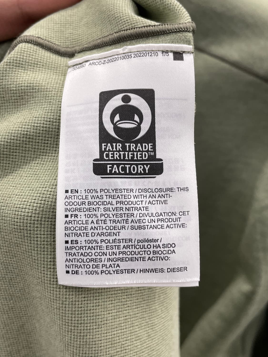 Arcteryx 아크테릭스 그린 하프집업 슬리브스 XXL 상품이미지5