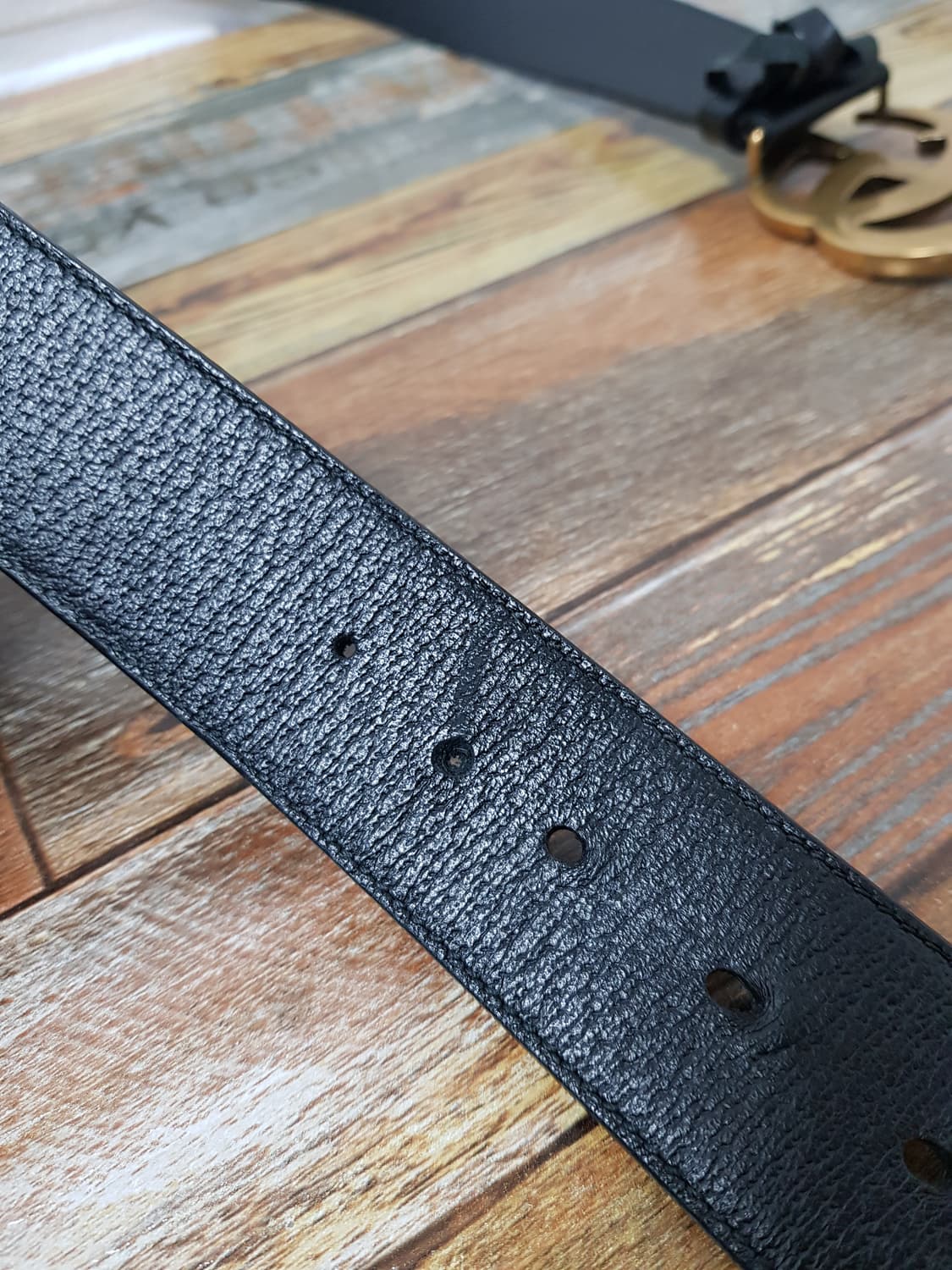 [95/38/정품] 구찌 마몽 더블G 남성벨트 상품이미지8