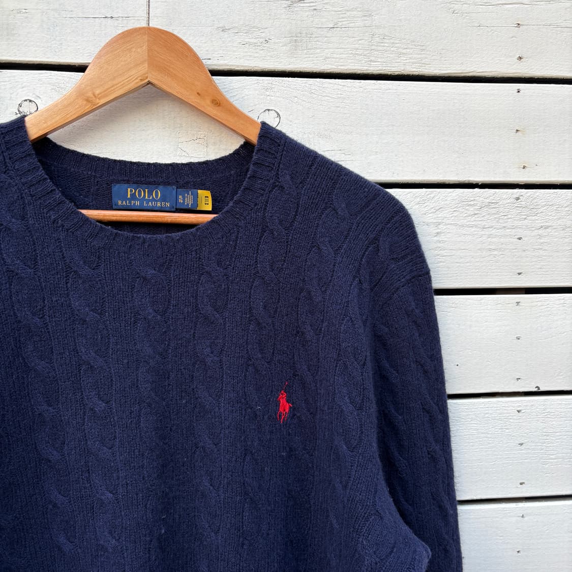 Polo 폴로 울 캐시미어 케이블 꽈배기 니트 상품이미지3