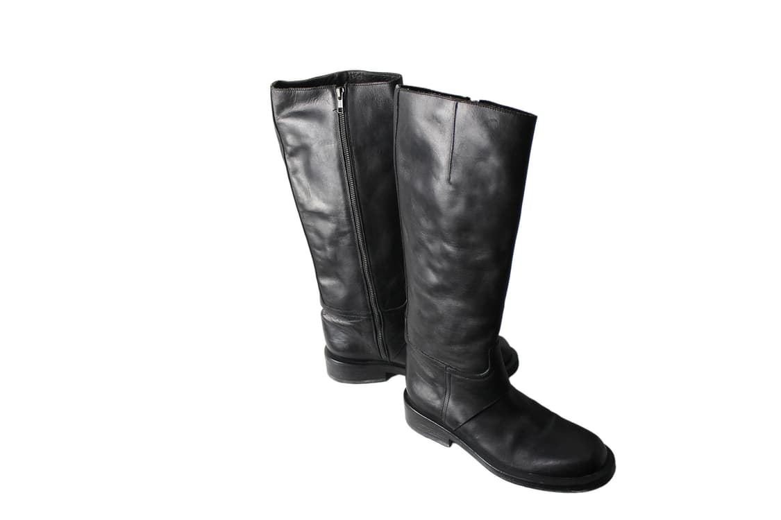 2000s Ann Demeulemeester 앤드뮐미스터  레더 롱부츠 상품이미지9