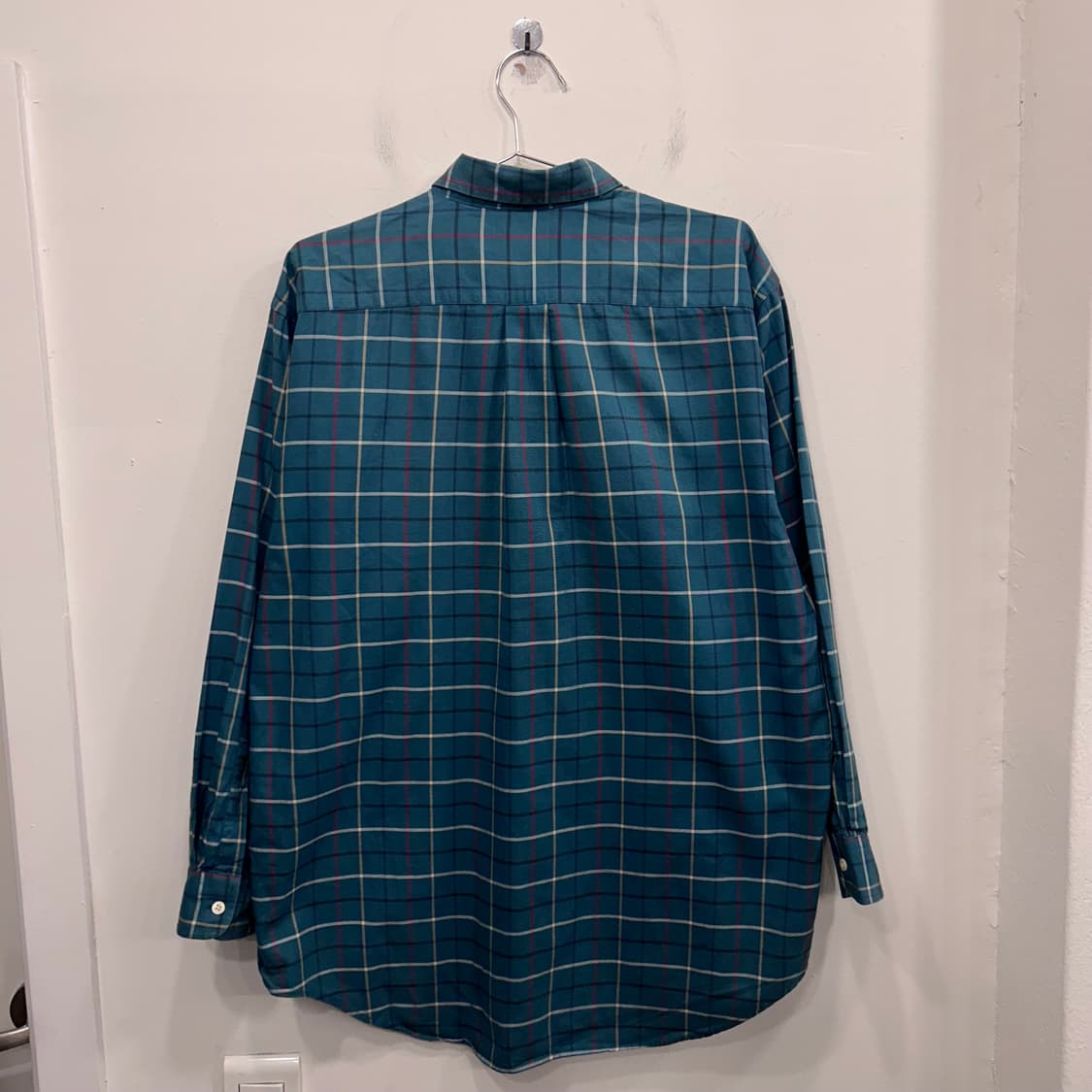 버버리 런던 체스트포켓 타탄체크 긴팔셔츠 상품이미지5