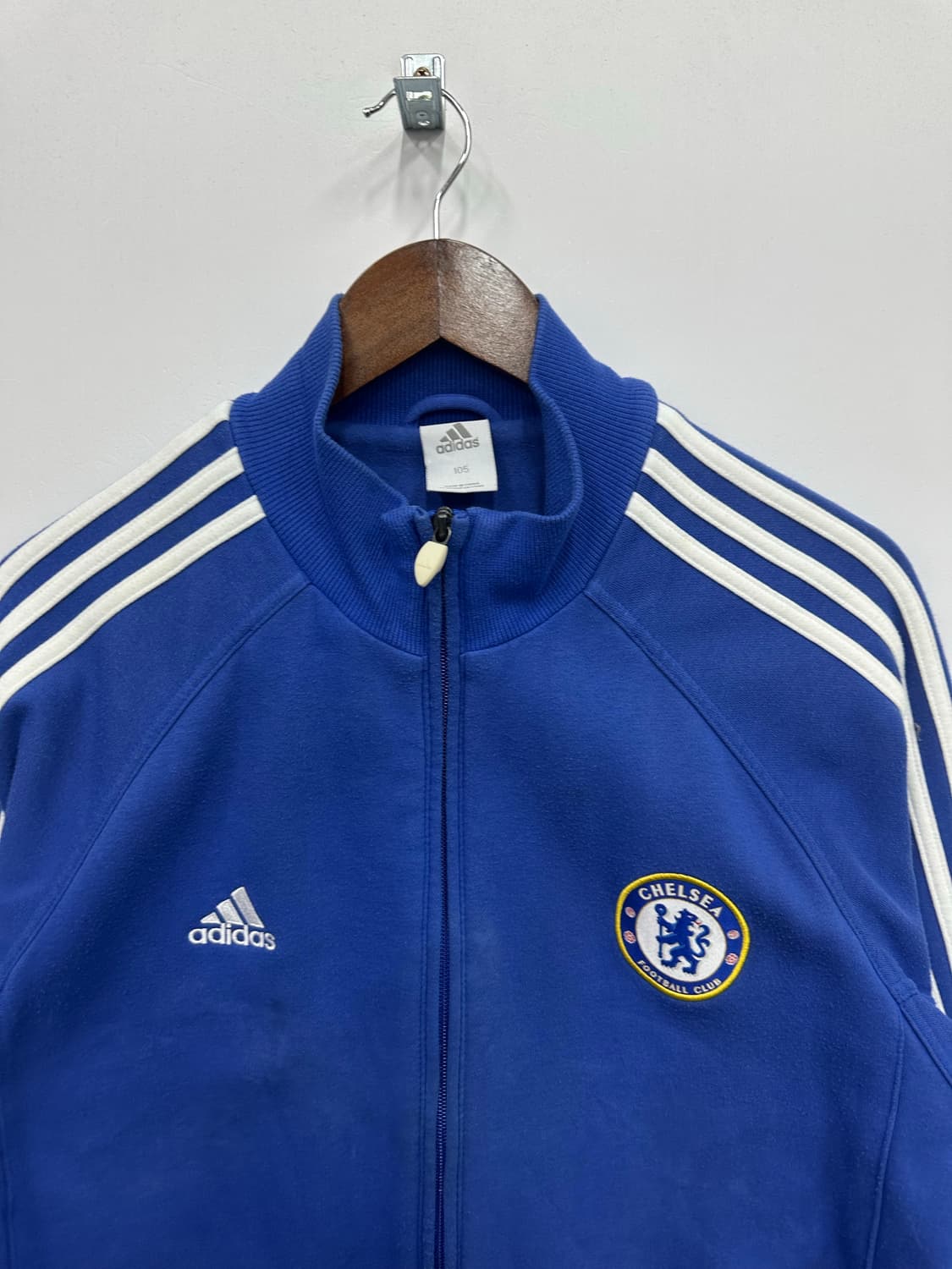 아디다스 첼시 블루 코튼져지 트랙탑 상품이미지2