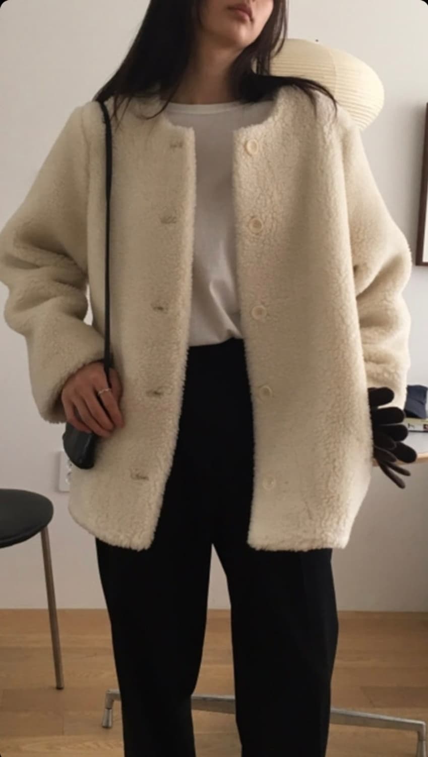 LETTER 샵레터 제인 퍼 코트 상품이미지1