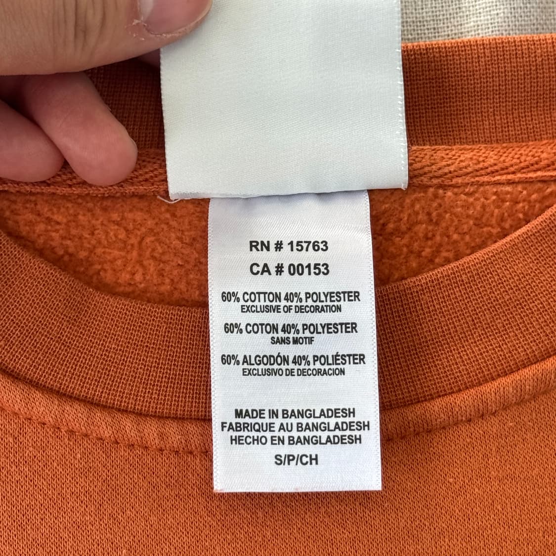 챔피온 텍사스 오렌지브라운 맨투맨 L 상품이미지6