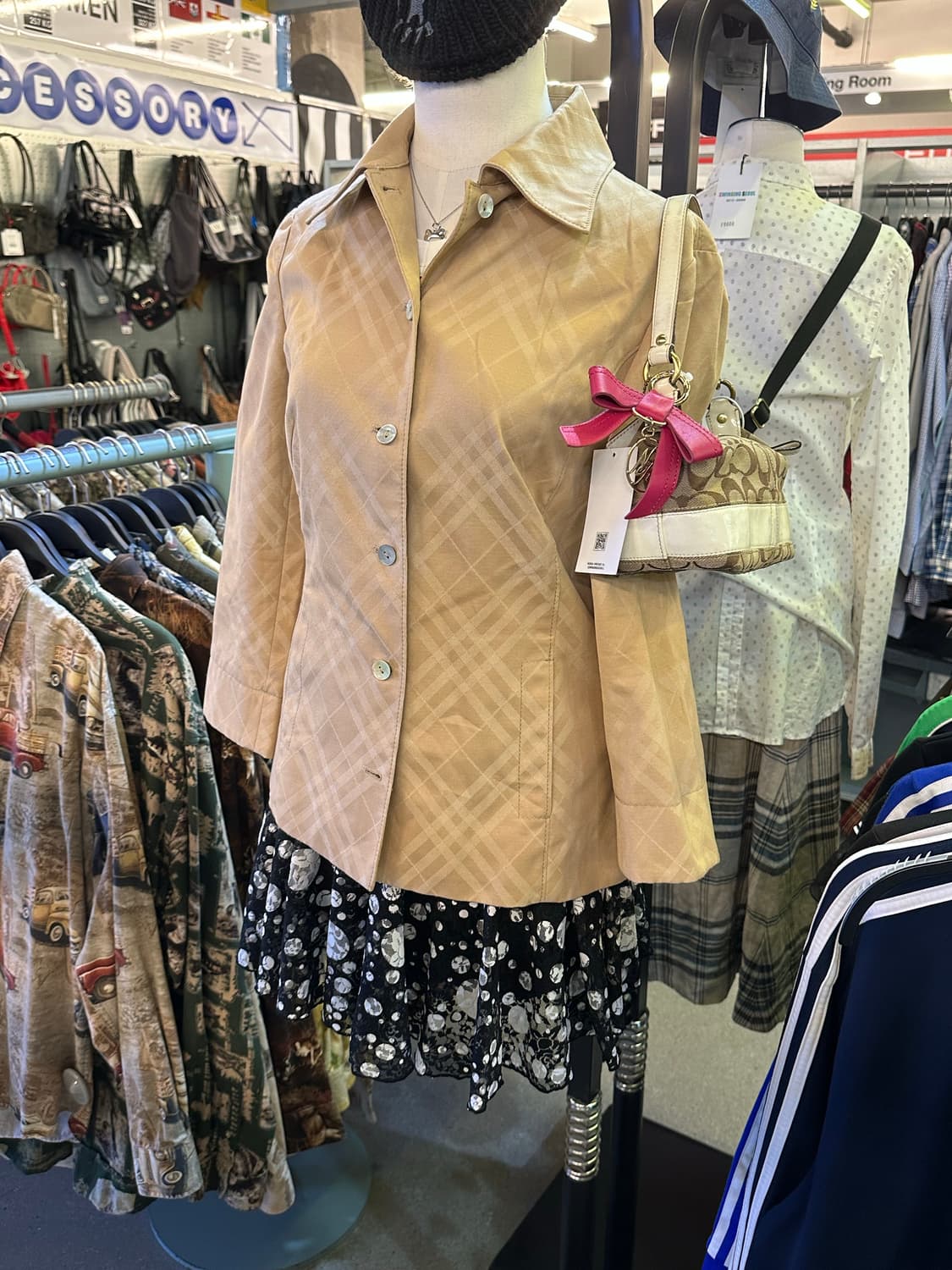 BURBERRY 버버리 노바체크 베이지자켓 상품이미지1