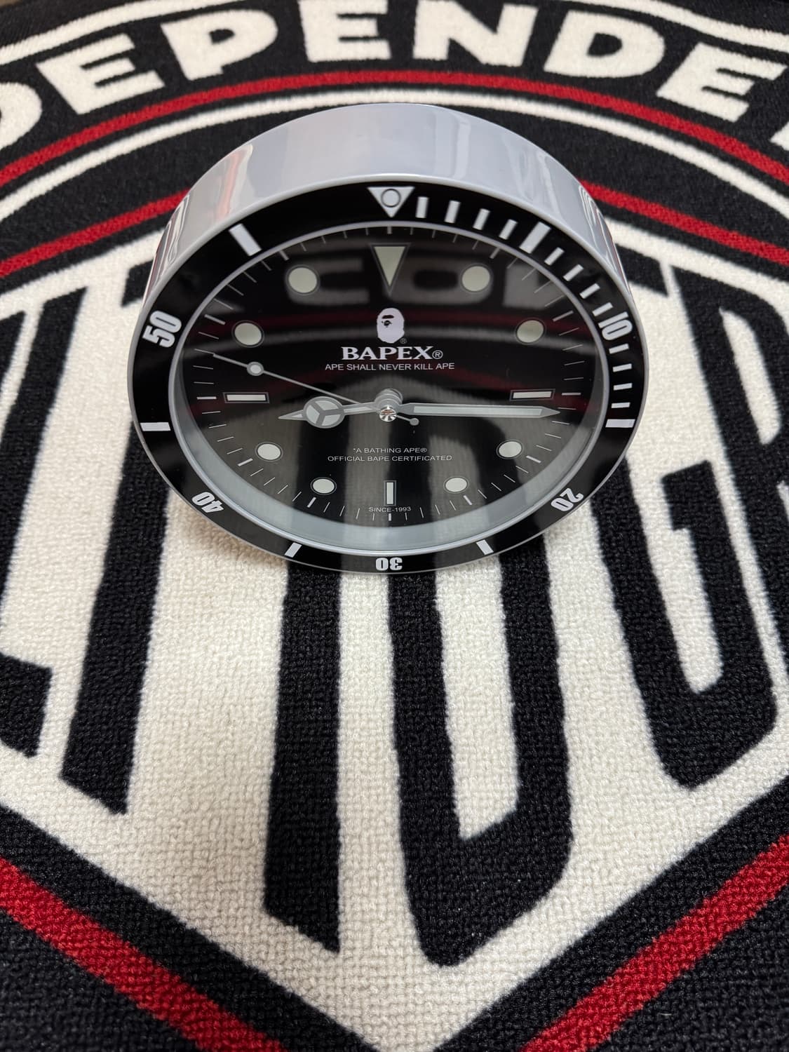 베이프 베이펙스 데스크 클락 블랙 실버 상품이미지4