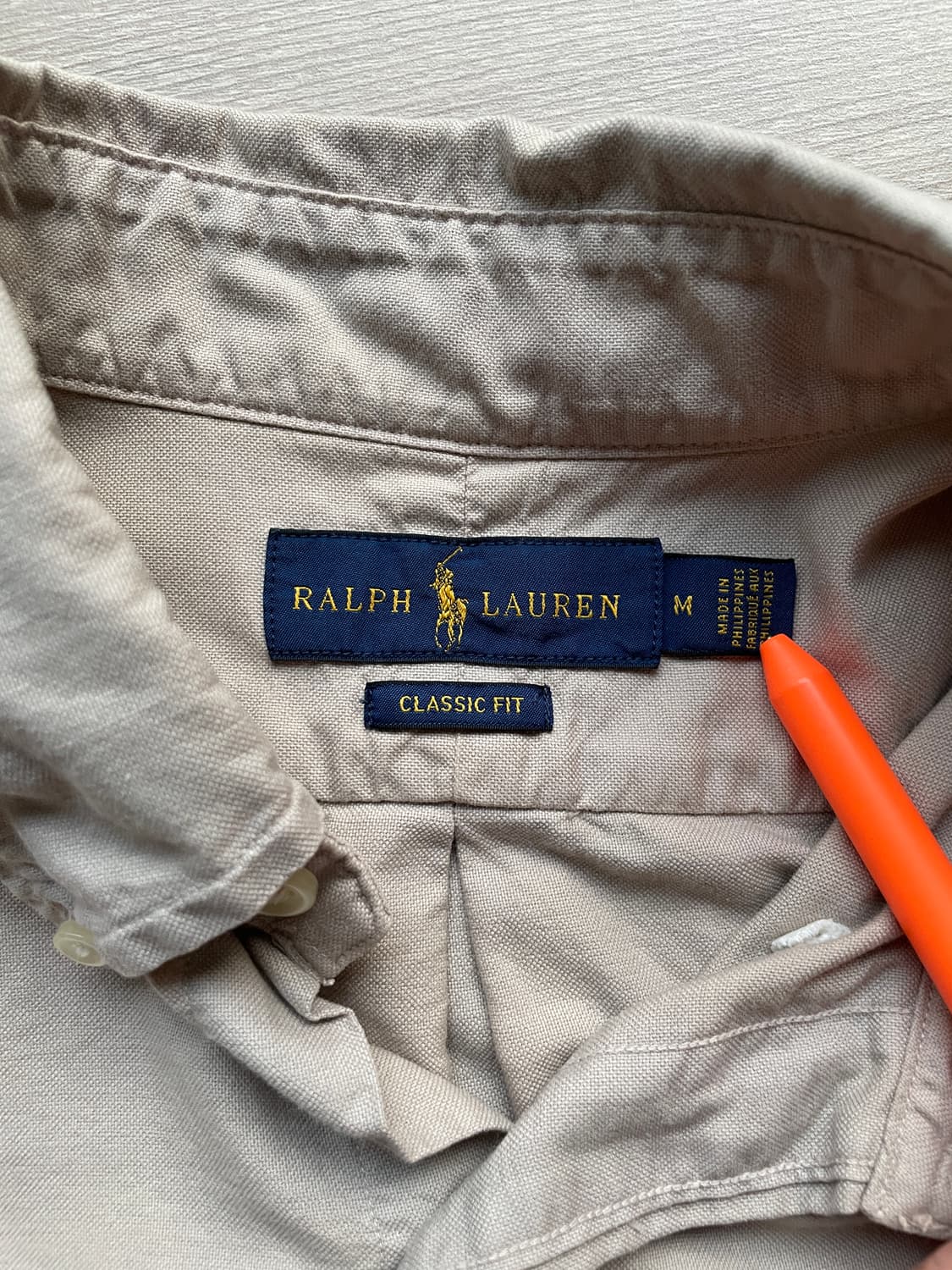 폴로 가먼트다이 옥스포드 셔츠 포그 그레이 상품이미지3