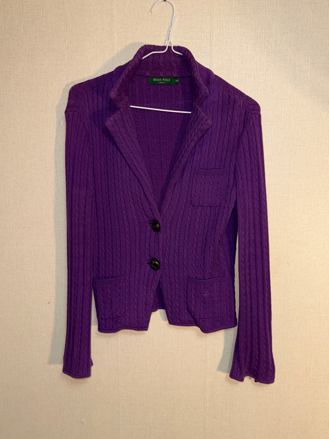 빈폴 꽈배기니트 가디건 상품이미지1