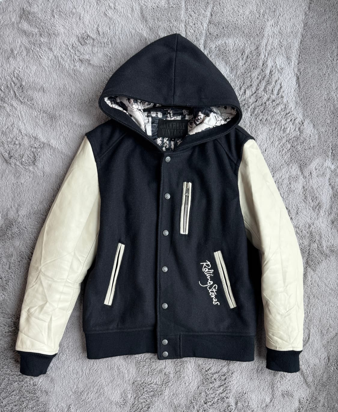 잭로즈 X 롤링스톤즈 베이스볼 자켓 상품이미지2