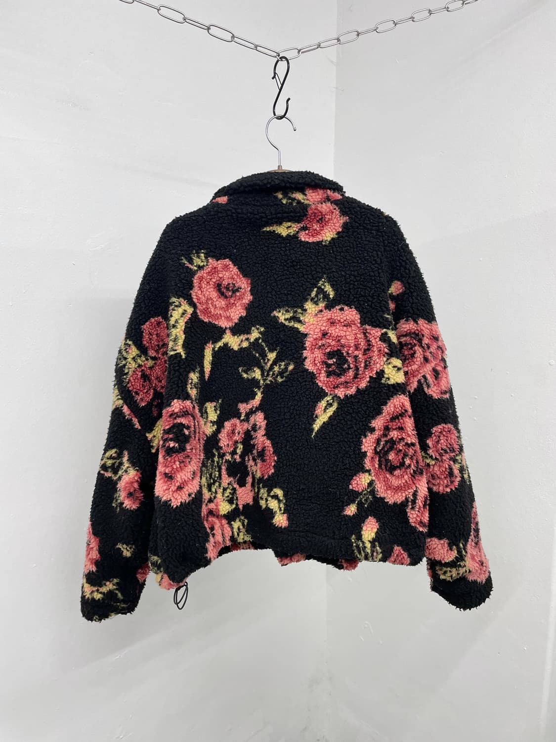 플로럴 부클 플리스 자켓  상품이미지6