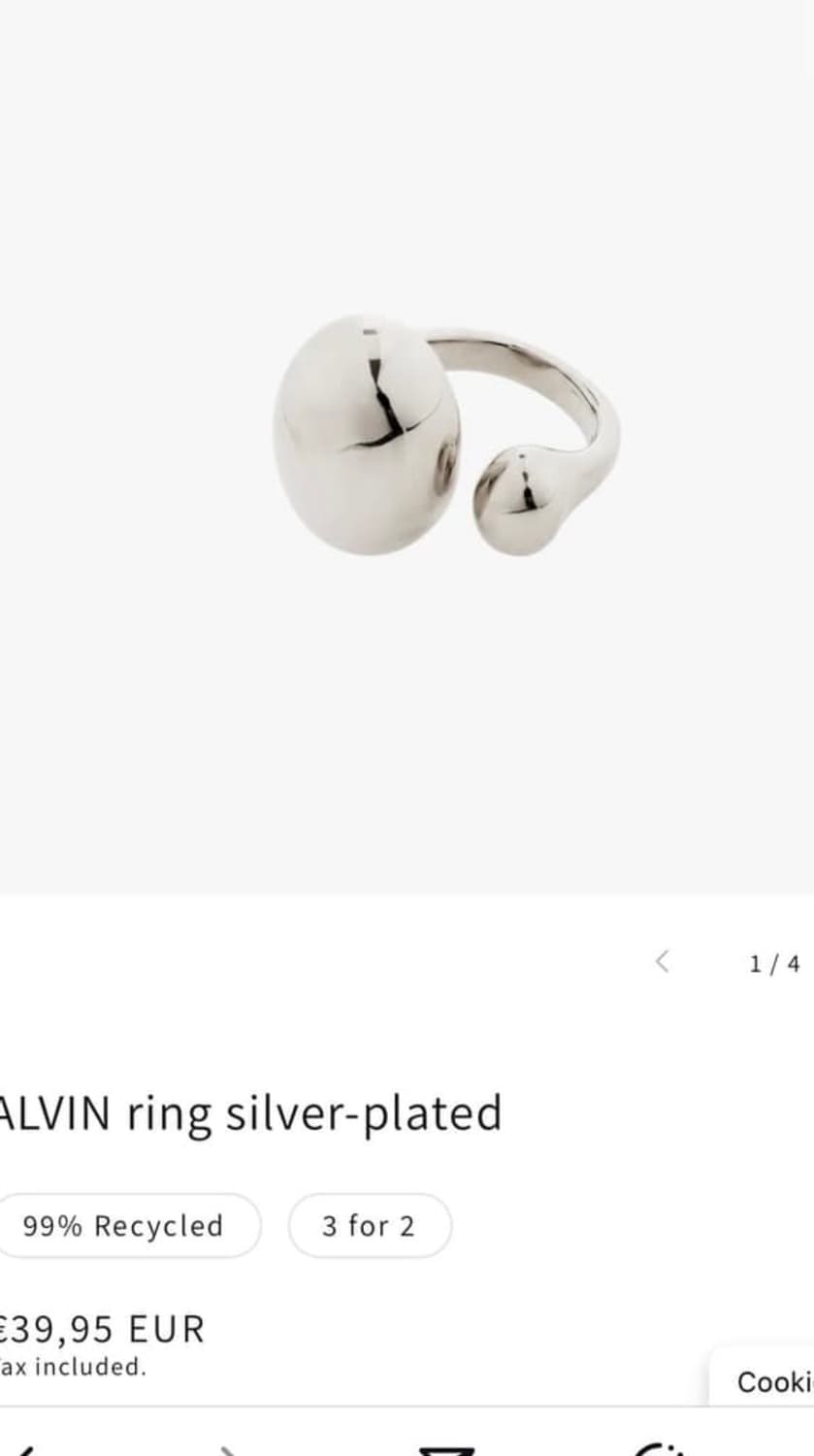 필그림 PILGRIM 반지(프리사이즈) 상품이미지2