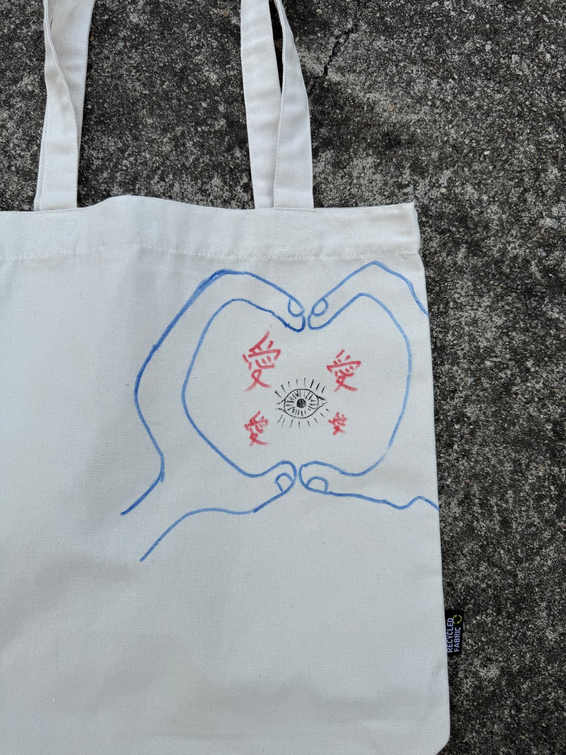 핸드페인팅 토트백 상품이미지2