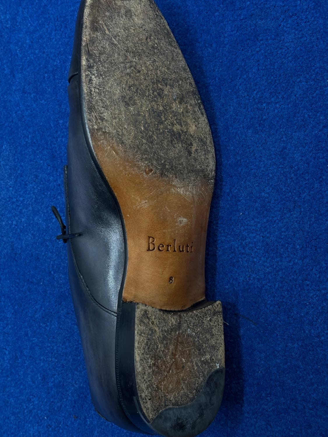 벨루티(Berluti) 알레산드로 베네치아 레더 홀컷 - UK 8 상품이미지4