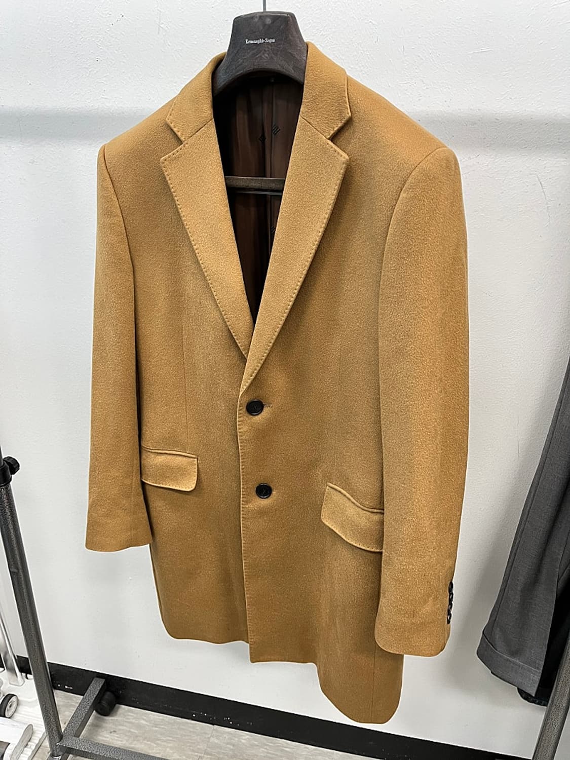 100) 마에스트로 카멜 캐시미어 코트  상품이미지1