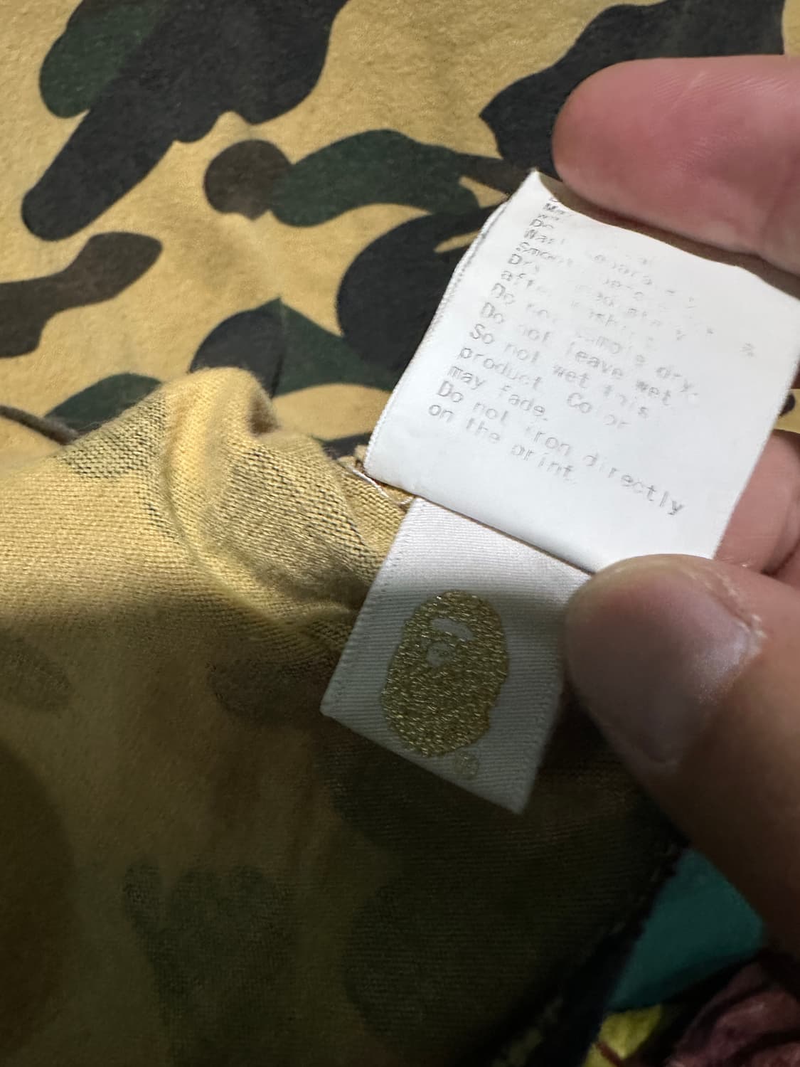 베이프 카모 반팔티 S 상품이미지6