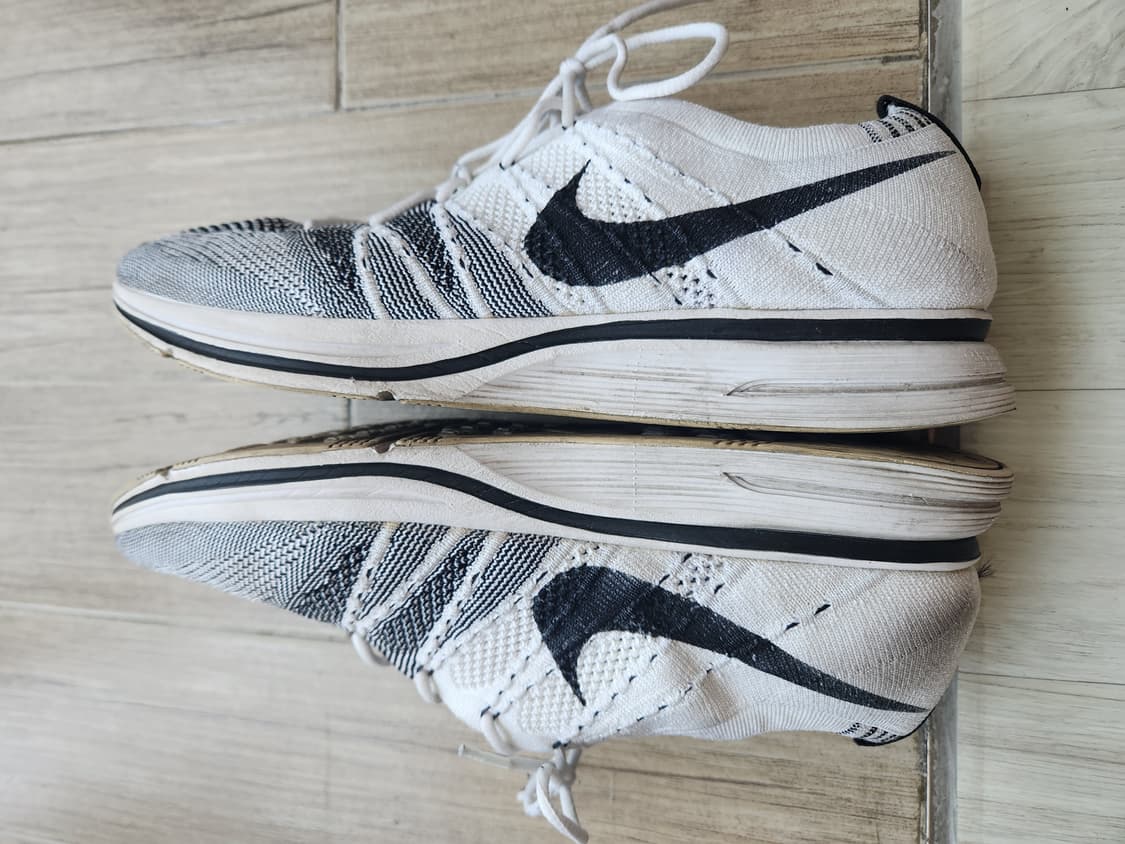 나이키 플라이니트 트레이너 화이트 블랙 2017 (290) 상품이미지5