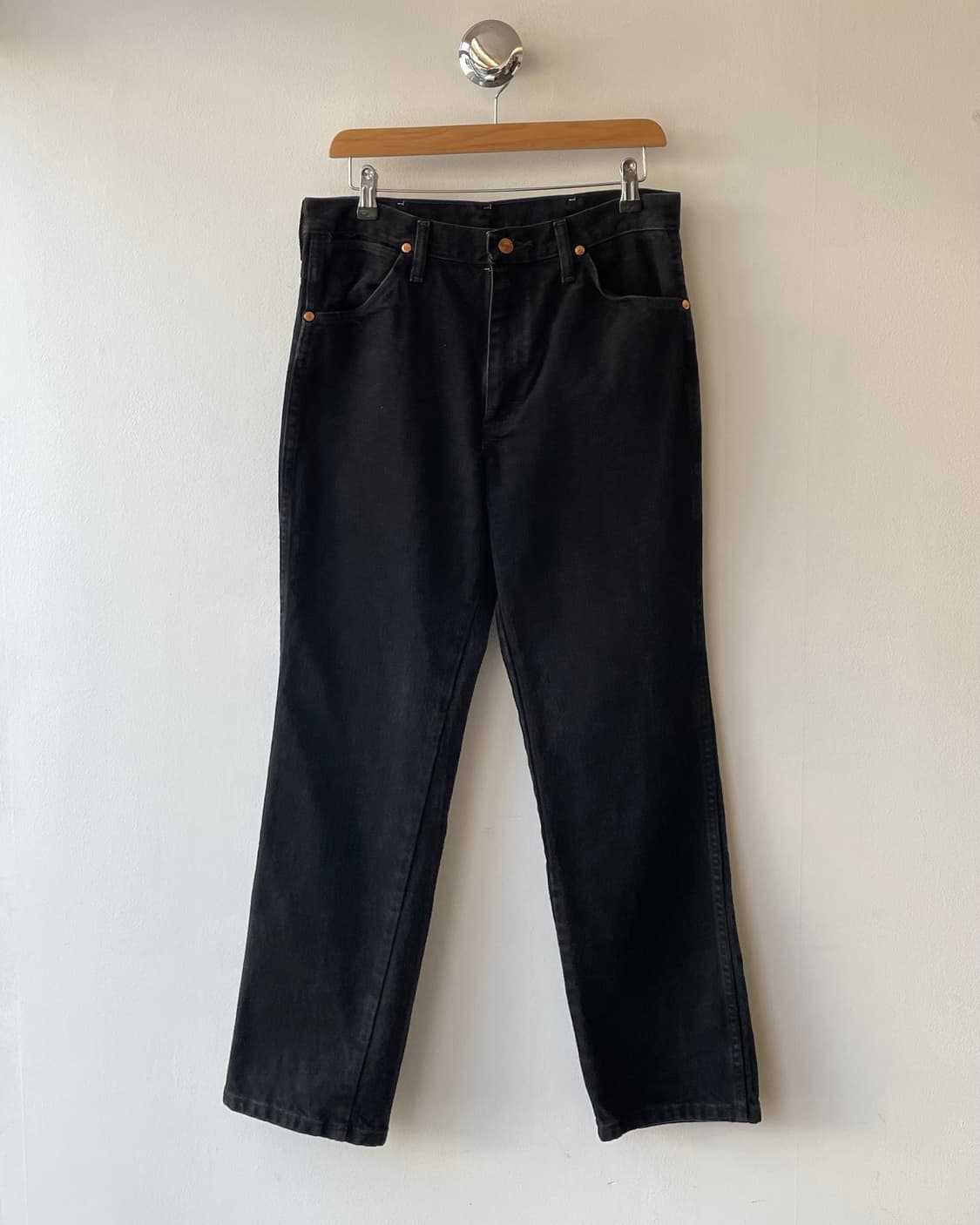 Wrangler 936 wbk ( 랭글러 카우보이 컷 블랙 데님 ) 상품이미지2