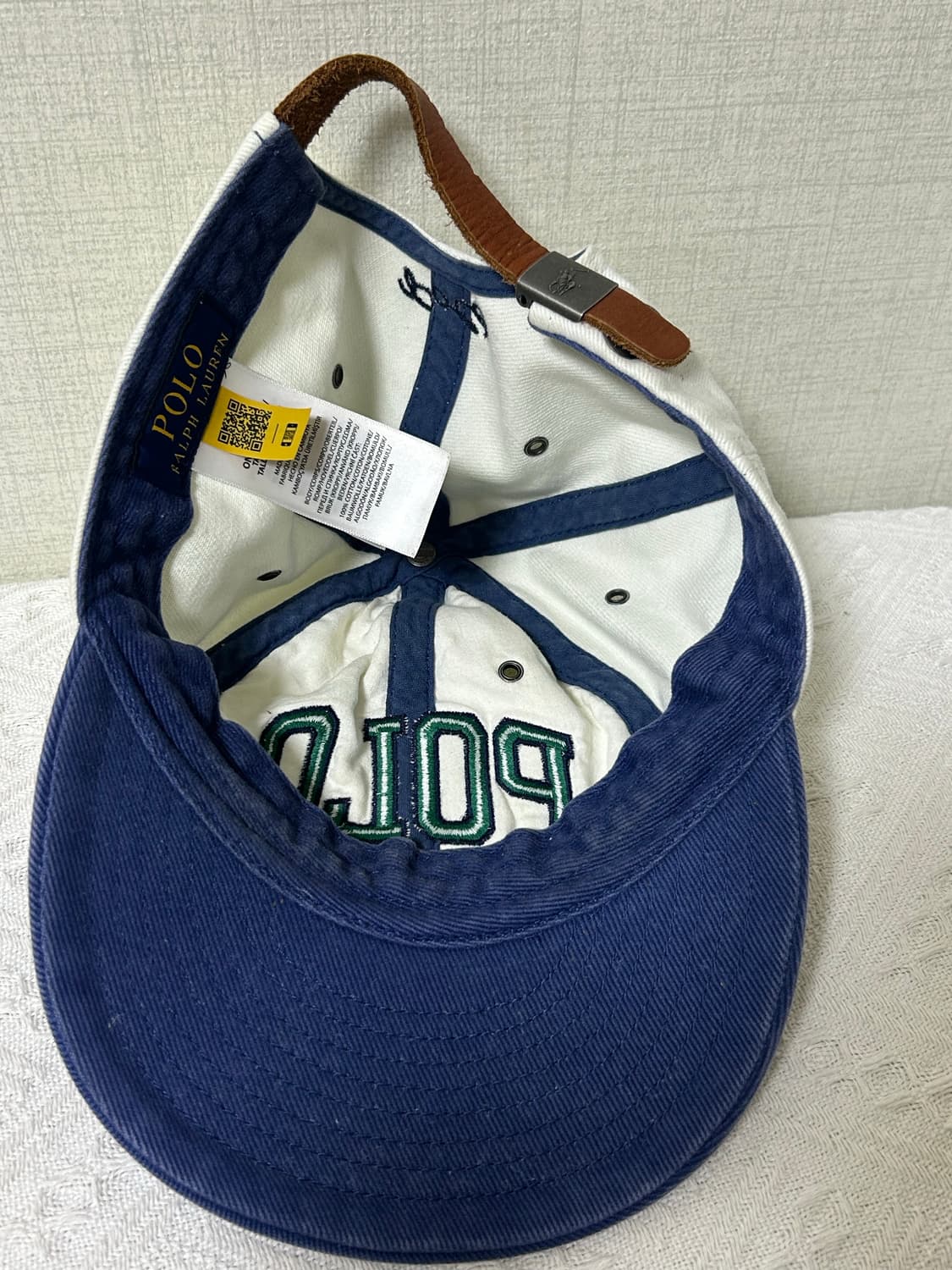 폴로 랄프로렌 POLO RALPH LAUREN 로고 코튼 치노 볼캡 모자 상품이미지2