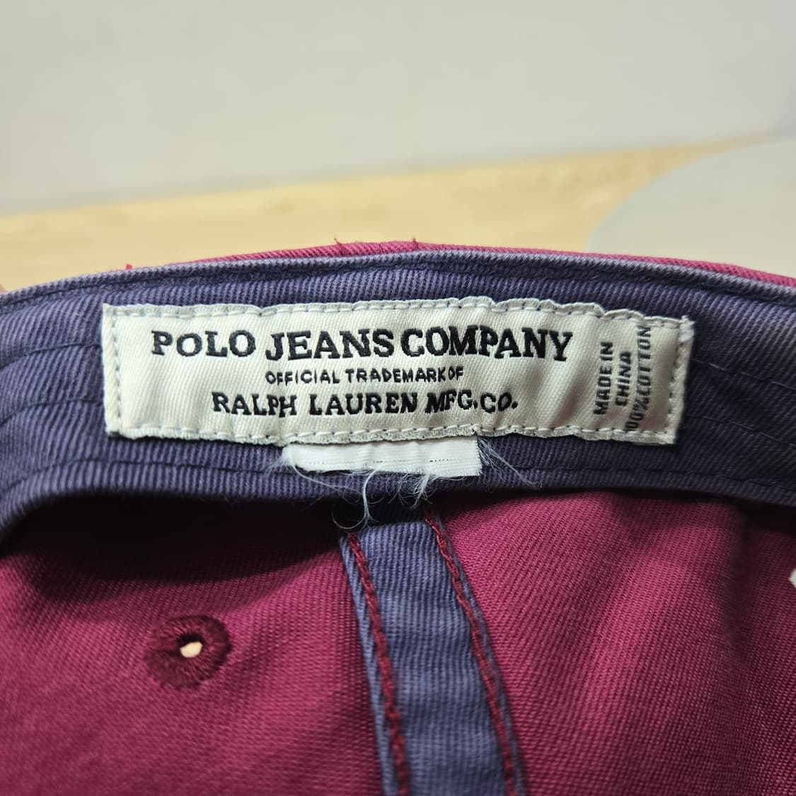 OS 폴로진스 90s 디스트로이드 스펠아웃 프린팅 볼캡 핑크 상품이미지8