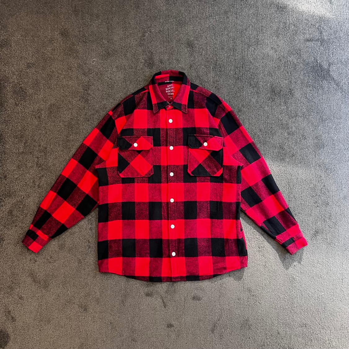 안티소셜소셜클럽 체크 셔츠 상품이미지2