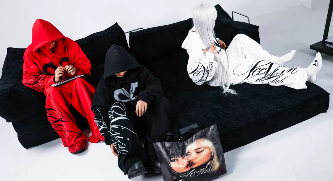 Scriptline Wide Track Pants  상품이미지2